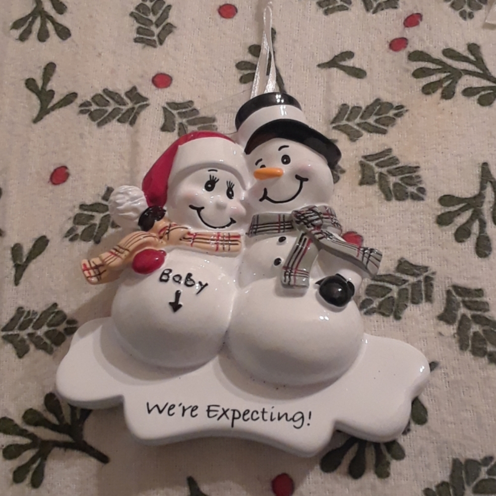 NWT PolarX Expecting Parents Ornament